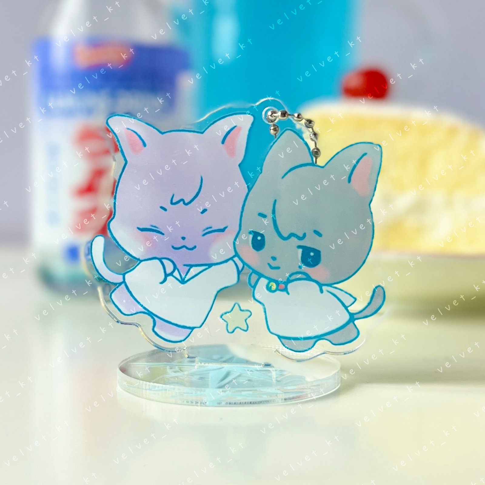 ATEEZ Aniteez Acrylic Standee Charms | Studio Velvet KT